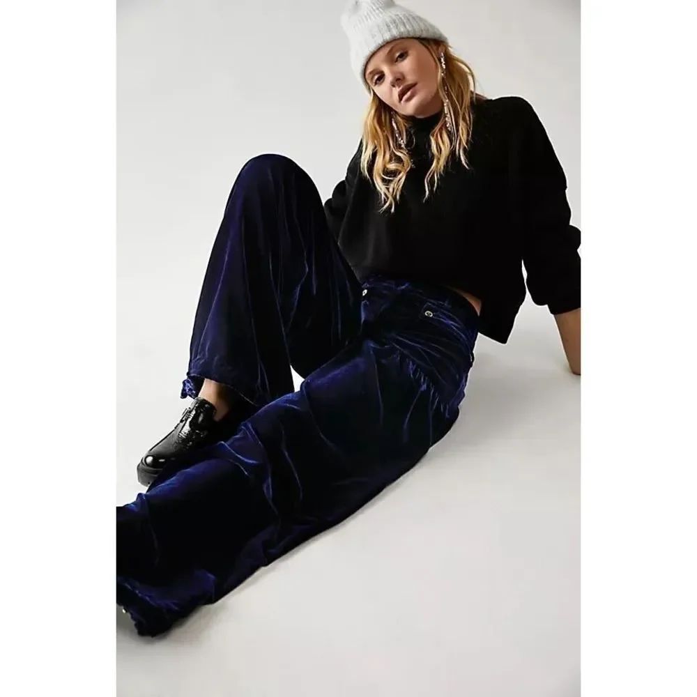 Free People Lotus Velvet Pants